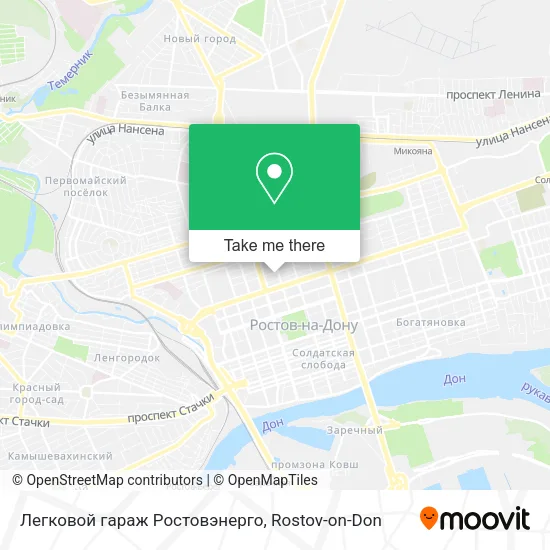 Легковой гараж Ростовэнерго map