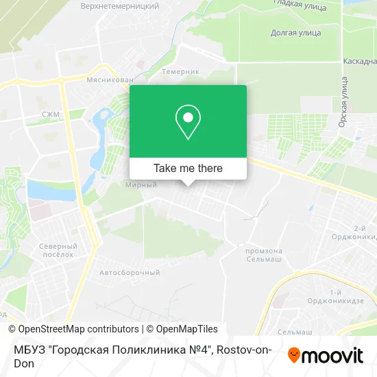 МБУЗ "Городская Поликлиника №4" map