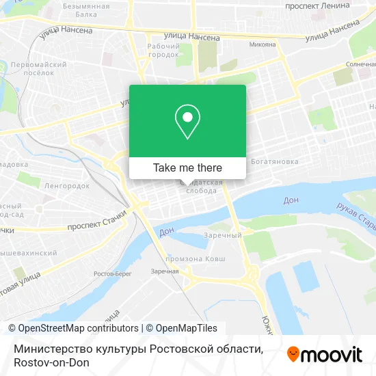 Министерство культуры Ростовской области map