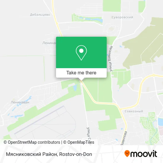 Мясниковский Район map