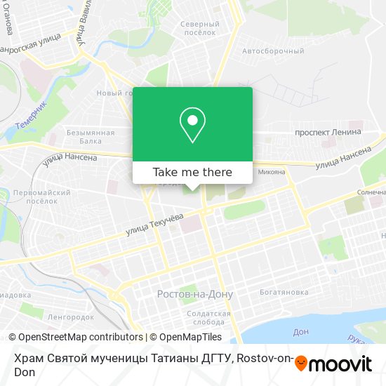 Храм Святой мученицы Татианы ДГТУ map