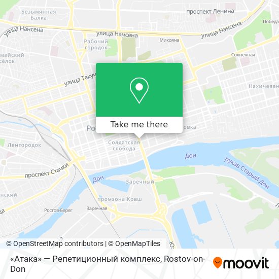 «Атака» — Репетиционный комплекс map