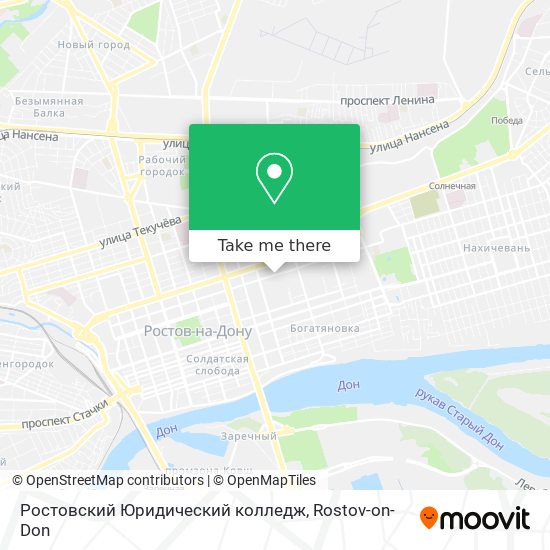Ростовский Юридический колледж map