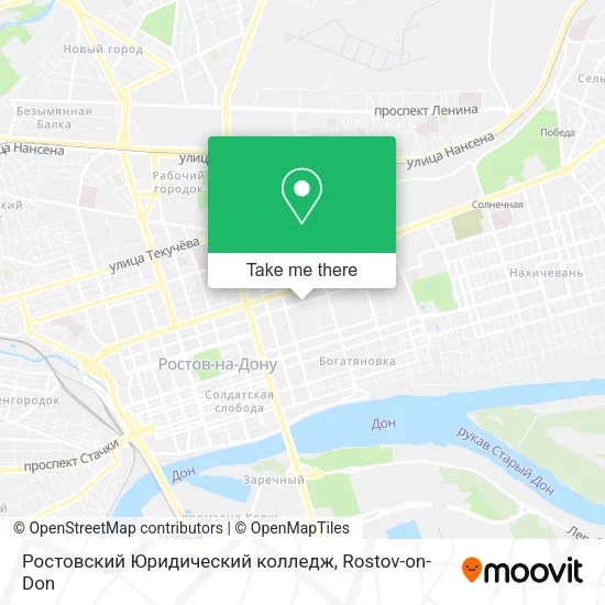 Ростовский Юридический колледж map