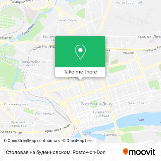 Столовая на буденновском map