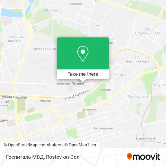 Госпиталь МВД map