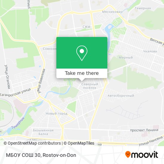 МБОУ СОШ 30 map