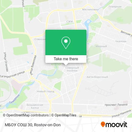 МБОУ СОШ 30 map