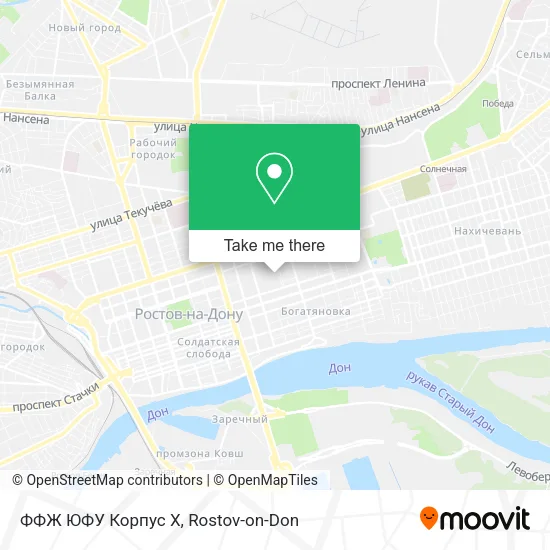 ФФЖ ЮФУ Корпус Х map