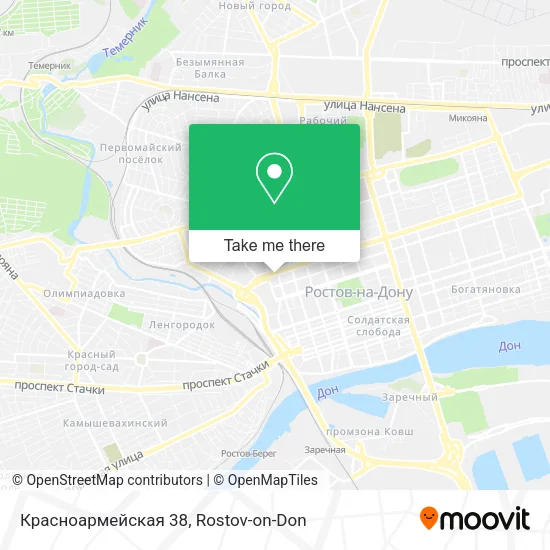 Красноармейская 38 map