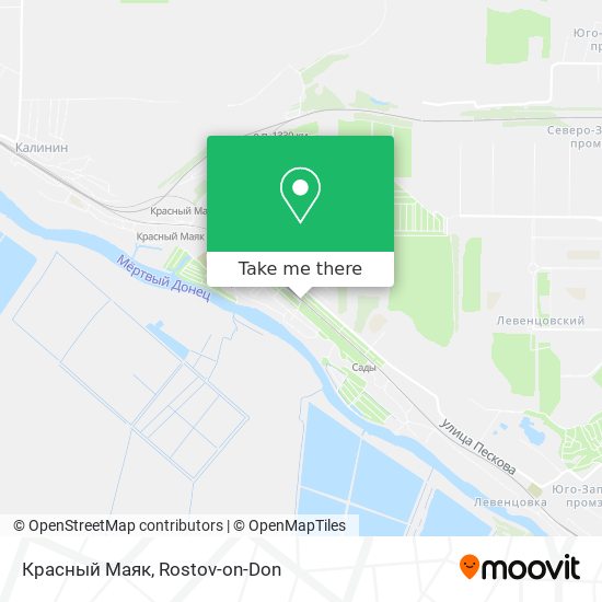 Красный Маяк map