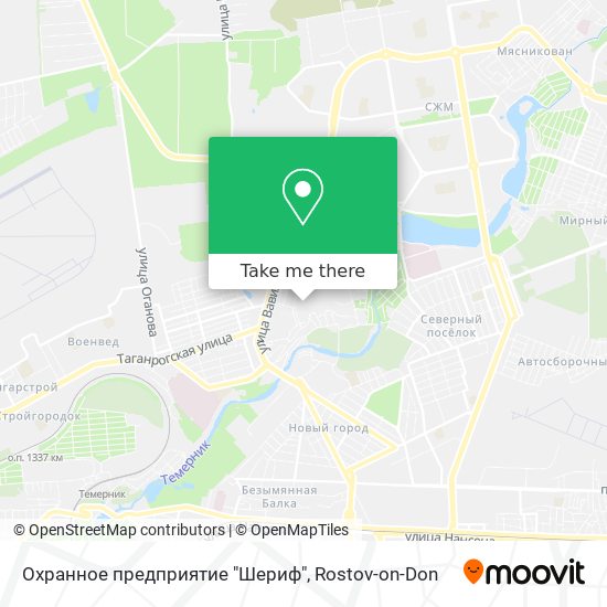 Охранное предприятие "Шериф" map