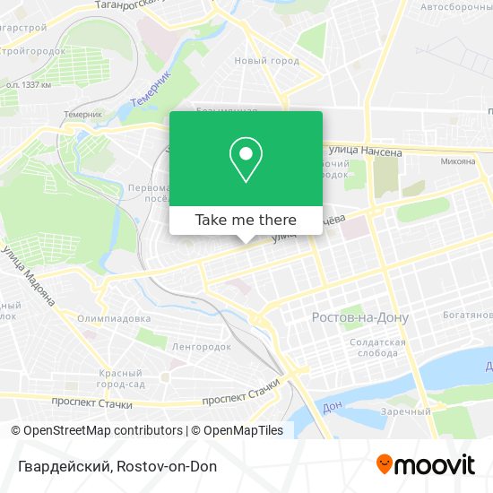 Гвардейский map