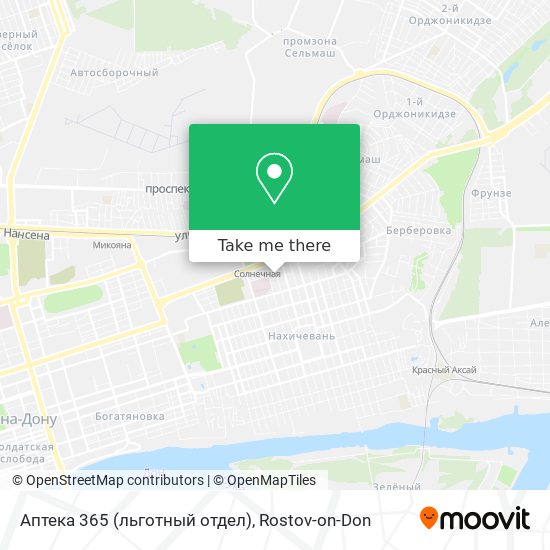 Аптека 365 (льготный отдел) map