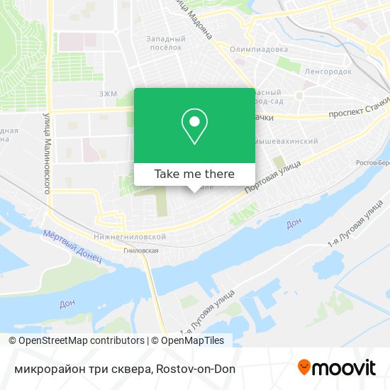 микрорайон три сквера map
