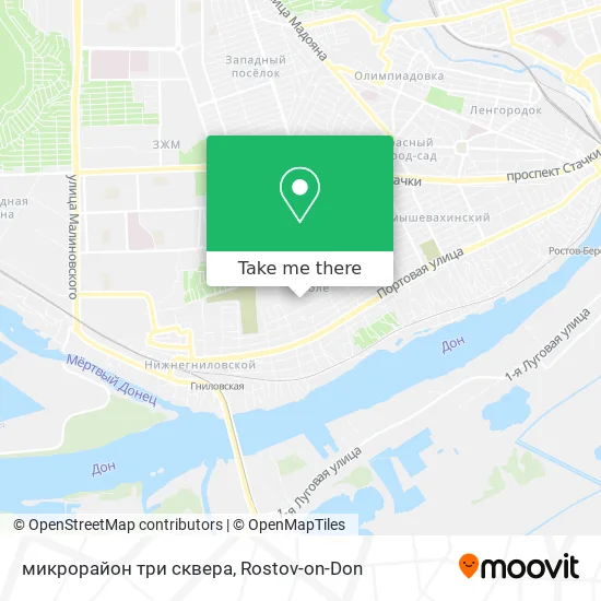 микрорайон три сквера map