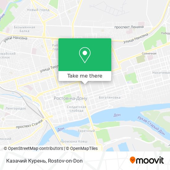 Казачий Курень map