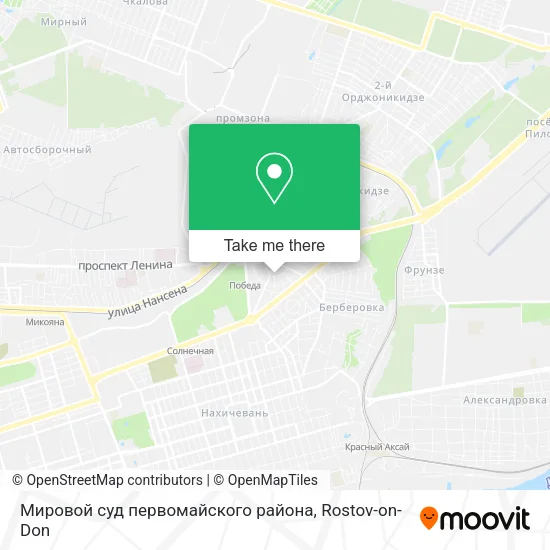Мировой суд первомайского района map