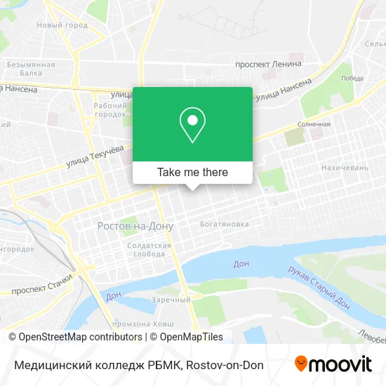Медицинский колледж РБМК map