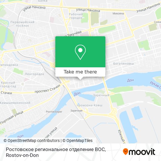 Ростовское региональное отделение ВОС map