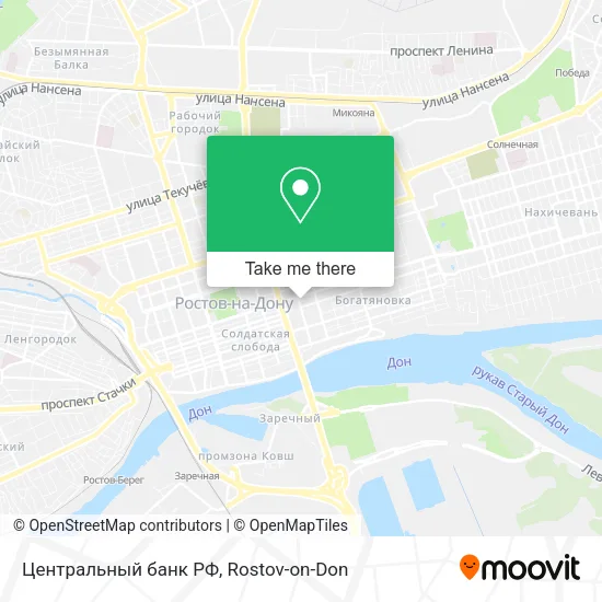 Центральный банк РФ map