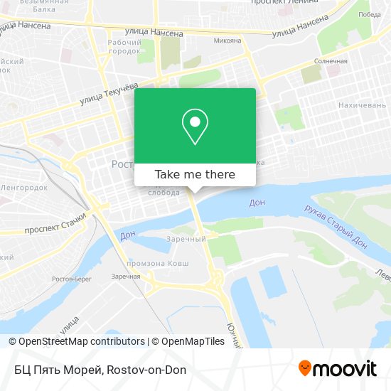 БЦ Пять Морей map
