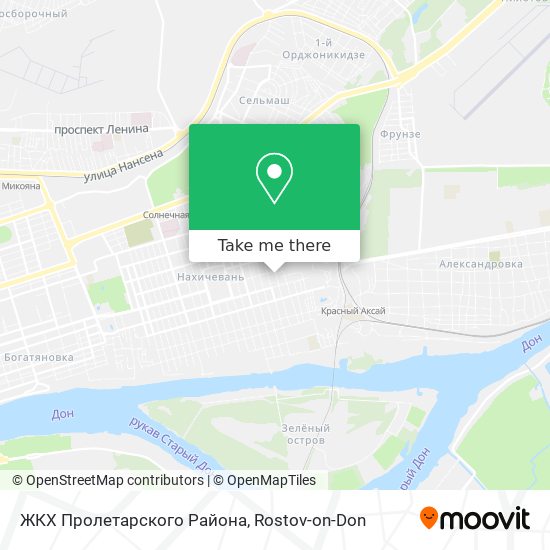 ЖКХ Пролетарского Района map