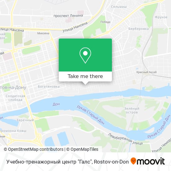 Учебно-тренажорный центр "Галс" map