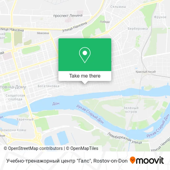 Учебно-тренажорный центр "Галс" map
