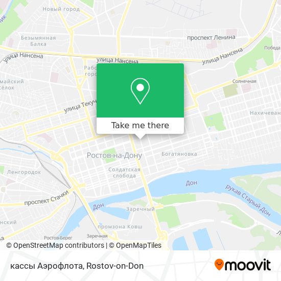 кассы Аэрофлота map