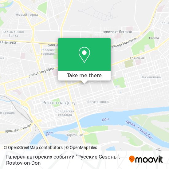 Галерея авторских событий "Русские Сезоны" map