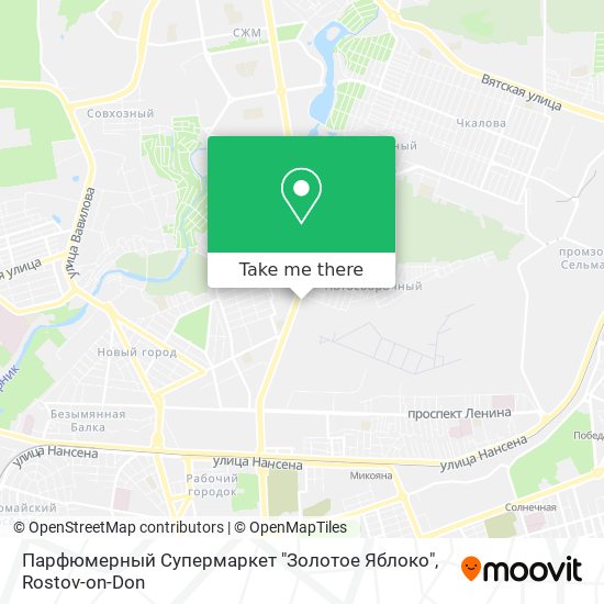 Парфюмерный Супермаркет "Золотое Яблоко" map