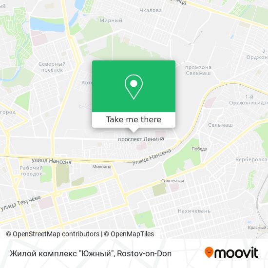Жилой комплекс "Южный" map