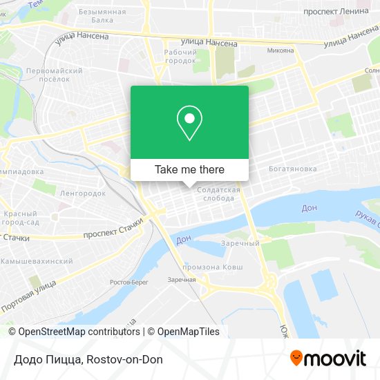 Додо Пицца map