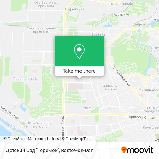 Детский Сад "Теремок" map