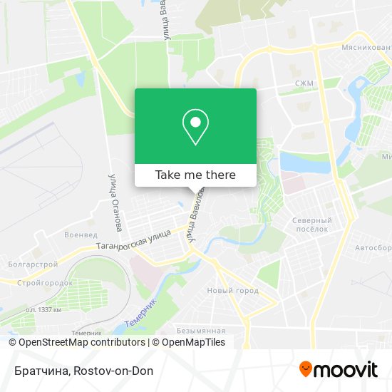 Братчина map