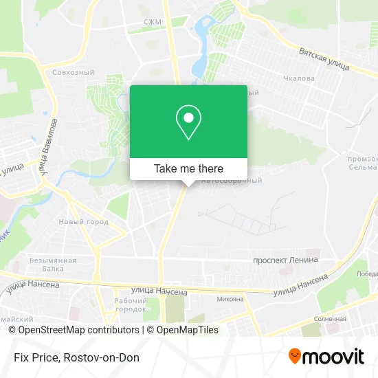 Fix Price map