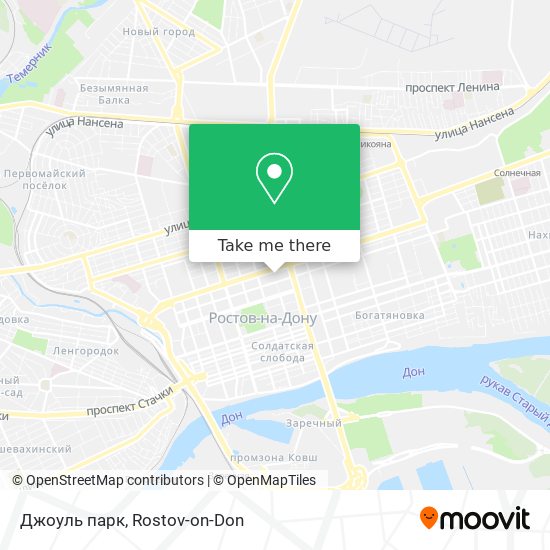 Джоуль парк map