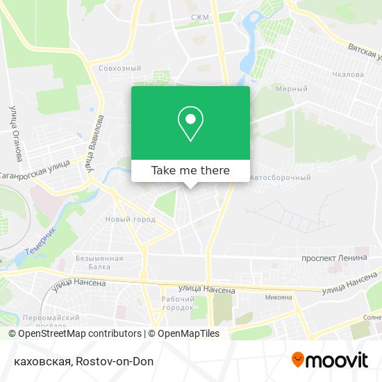 каховская map