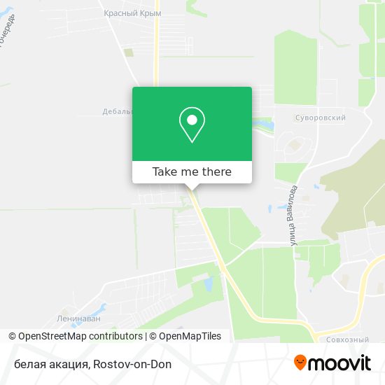 белая акация map