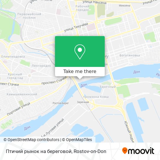 Птичий рынок на береговой map