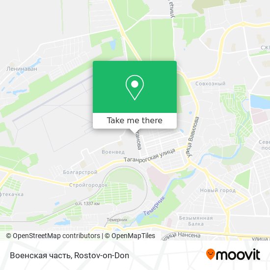 Военская часть map