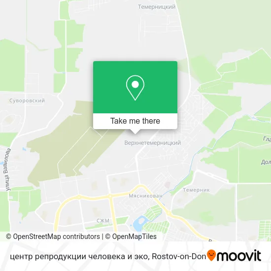 центр репродукции человека и эко map