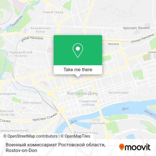 Военный комиссариат Ростовской области map