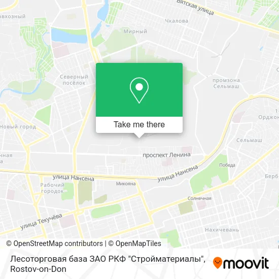 Лесоторговая база ЗАО РКФ "Стройматериалы" map