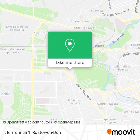 Ленточная 1 map