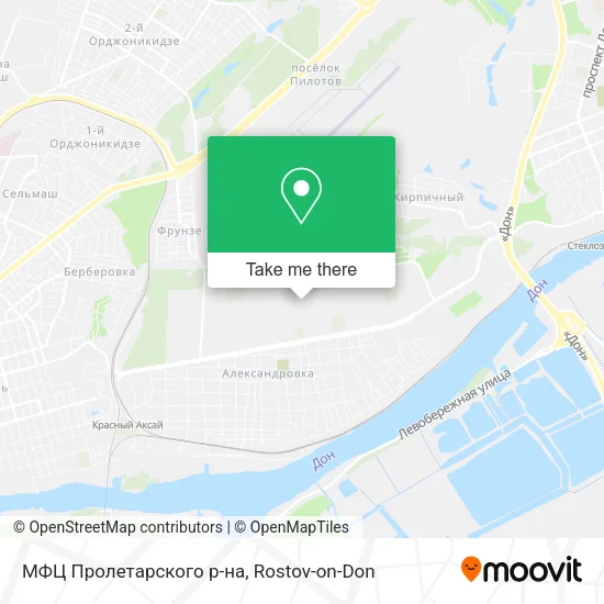 МФЦ Пролетарского р-на map