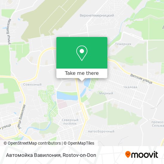 Автомойка Вавилония map