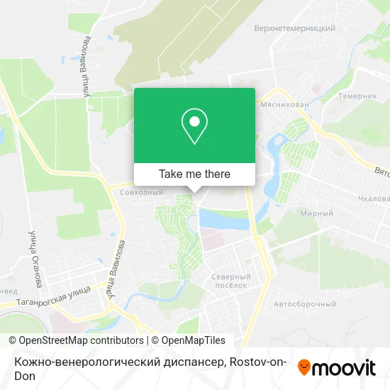 Кожно-венерологический диспансер map