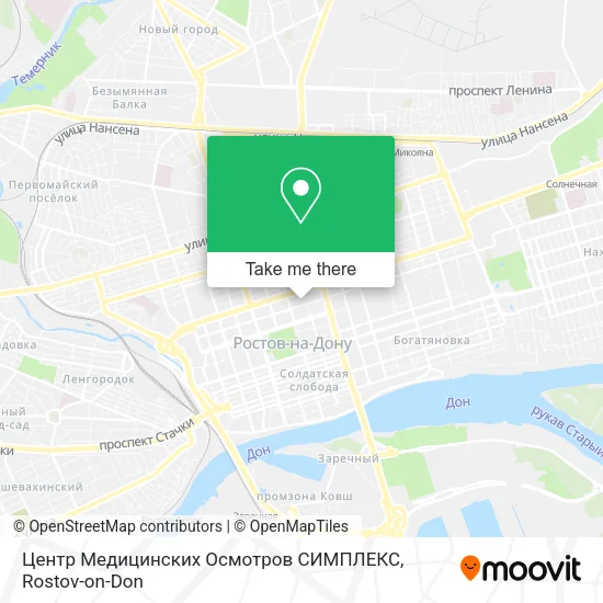 Центр Медицинских Осмотров СИМПЛЕКС map
